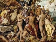 Frans Floris de Vriendt The Judgment of Paris painting